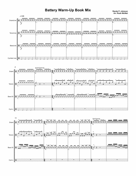 Battery warm-up Book