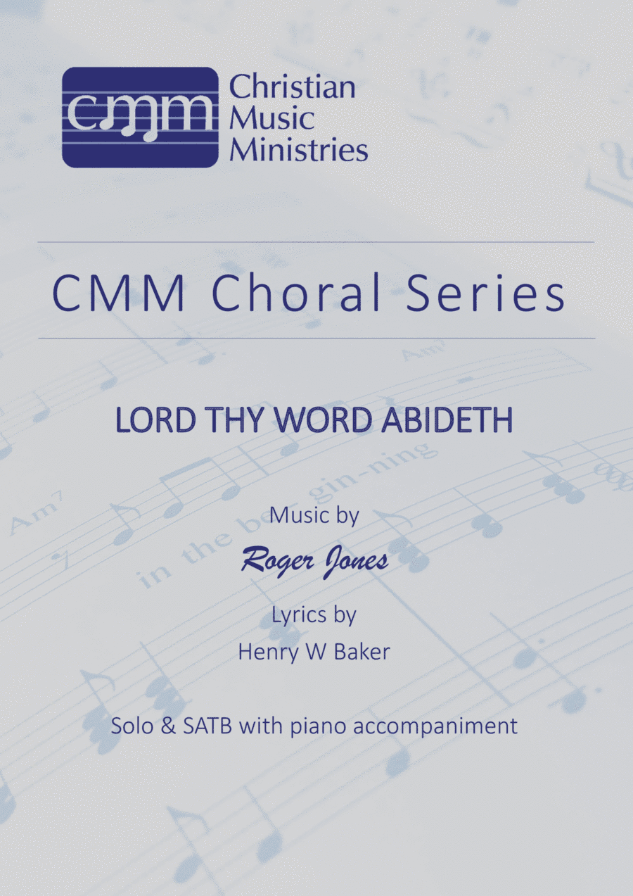 Lord thy word abideth