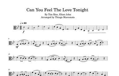 Can You Feel The Love Tonight (arr. Thiago Marconato)