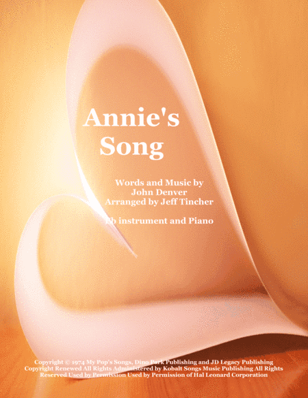 Annie's Song (arr. Jeff Tincher)