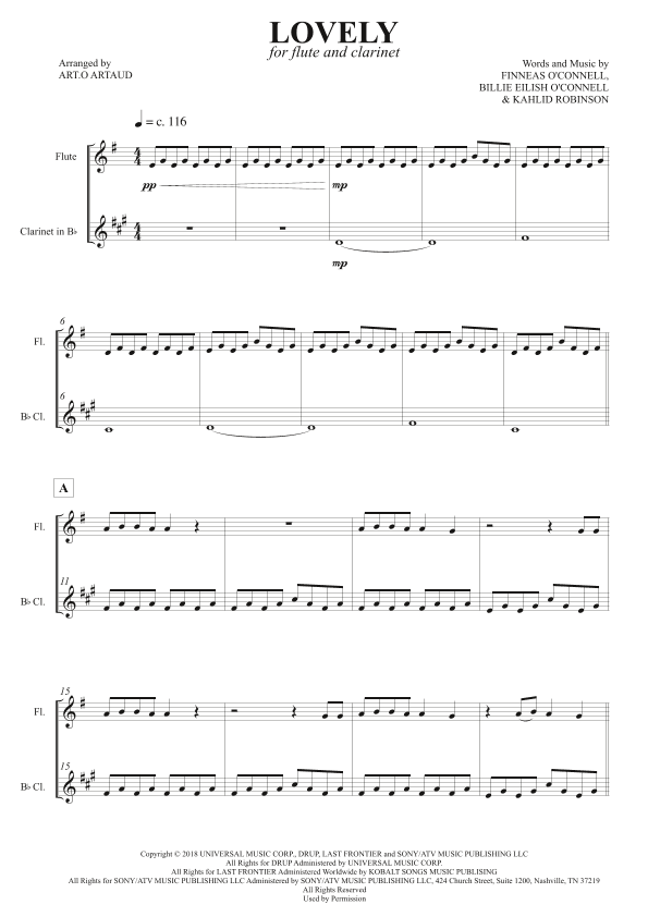 Lovely (arr. Art.o Artaud)