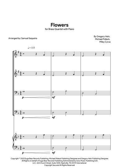 Flowers (arr. Samuel Sequeira)