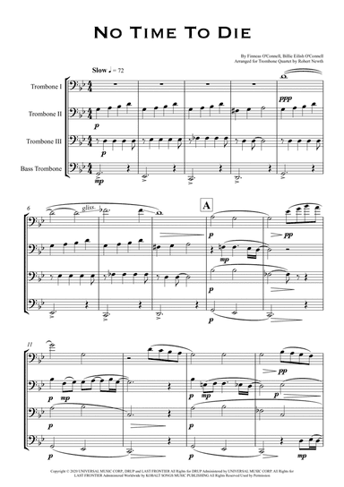 No Time To Die (arr. Robert Newth)