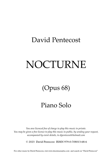 Nocturne, Op.68