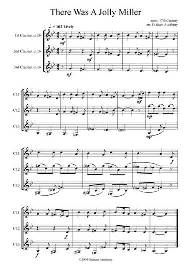 There was a Jolly Miller (arr. Graham Atterbury)