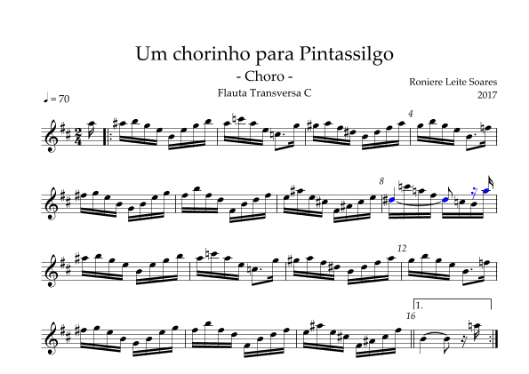 Um chorinho para Pintassilgo