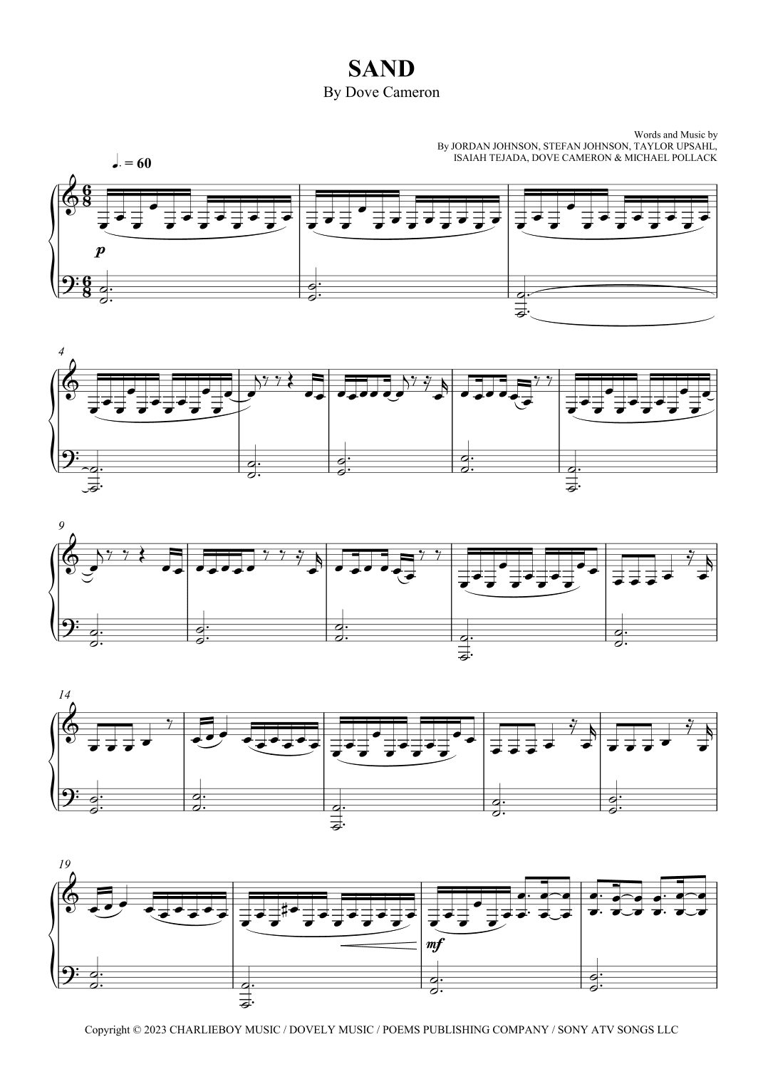 Sand (arr. SCMusic)