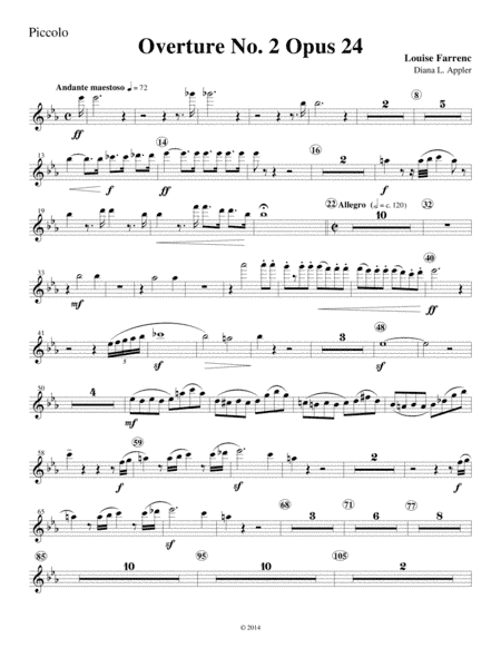 Overture No. 2 (arr. Diana L. Appler)