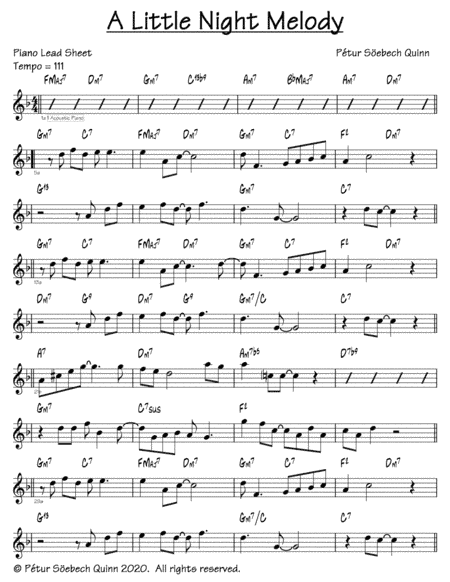 A Little Night Melody