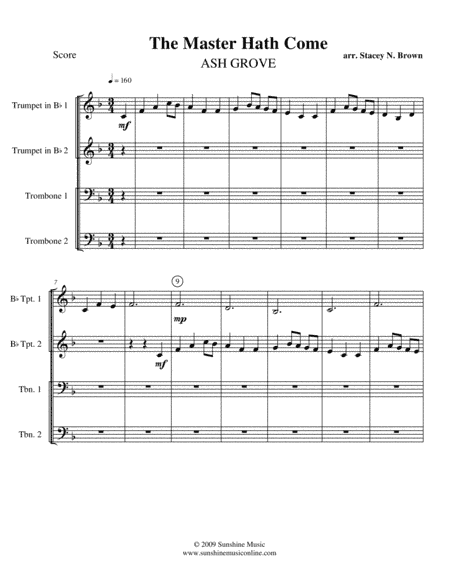 The Ash Grove (arr. Stacey N. Brown)