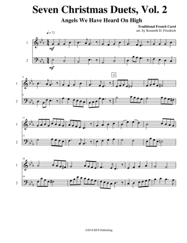 Seven Christmas Duets, Vol. 2 (arr. Kenneth D. Friedrich)