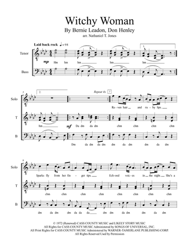 Witchy Woman (arr. Nathaniel T. Jones)