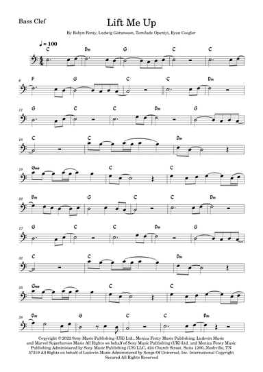 Lift Me Up (arr. Fabio Eduardo de Oliveira)