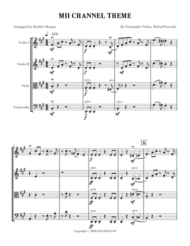 Mii Channel Theme (arr. Heather Morgan)
