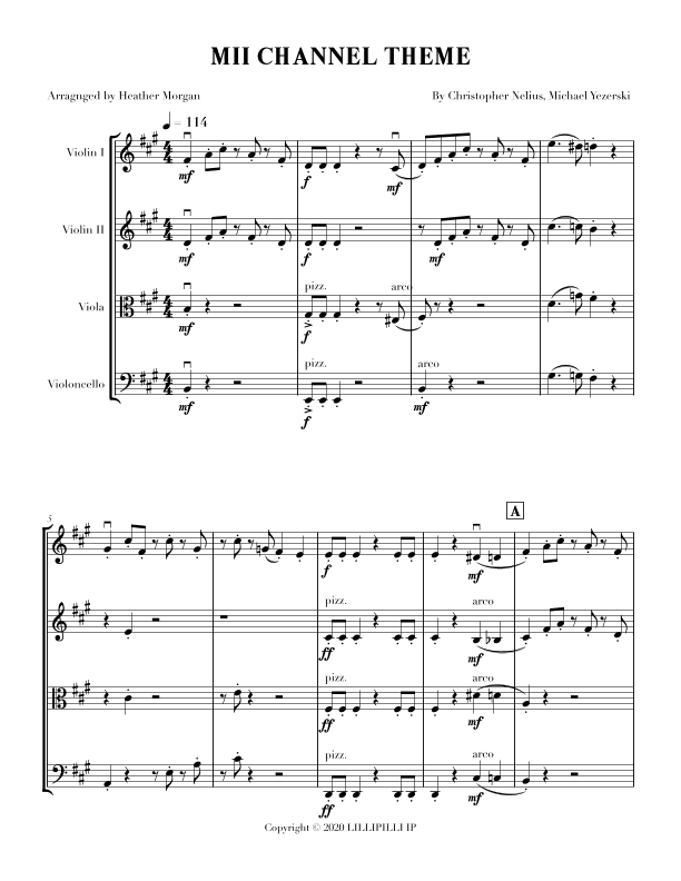Mii Channel Theme (arr. Heather Morgan)