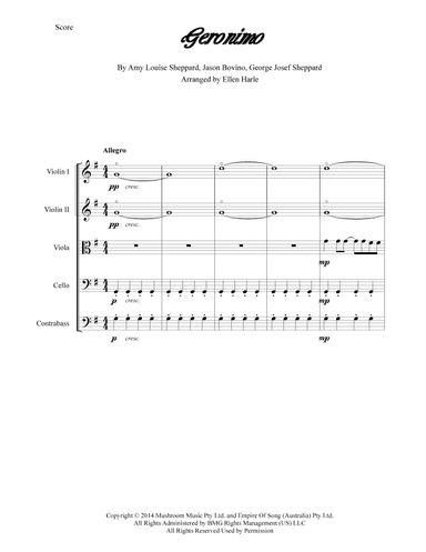 Geronimo (arr. Ellen Harle)