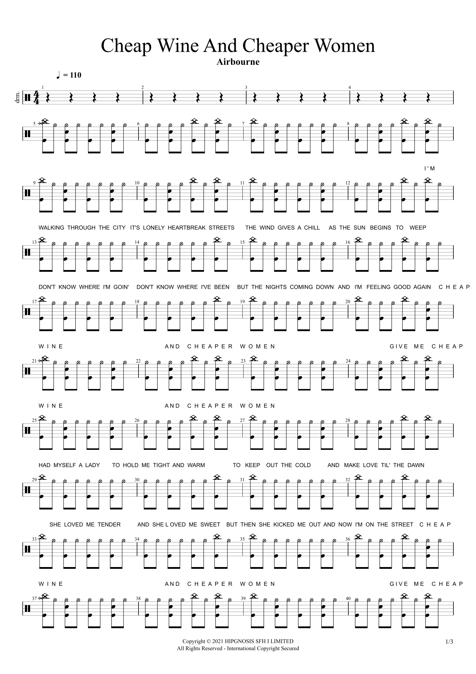 Cheap Wine (arr. Cyril Mayer)