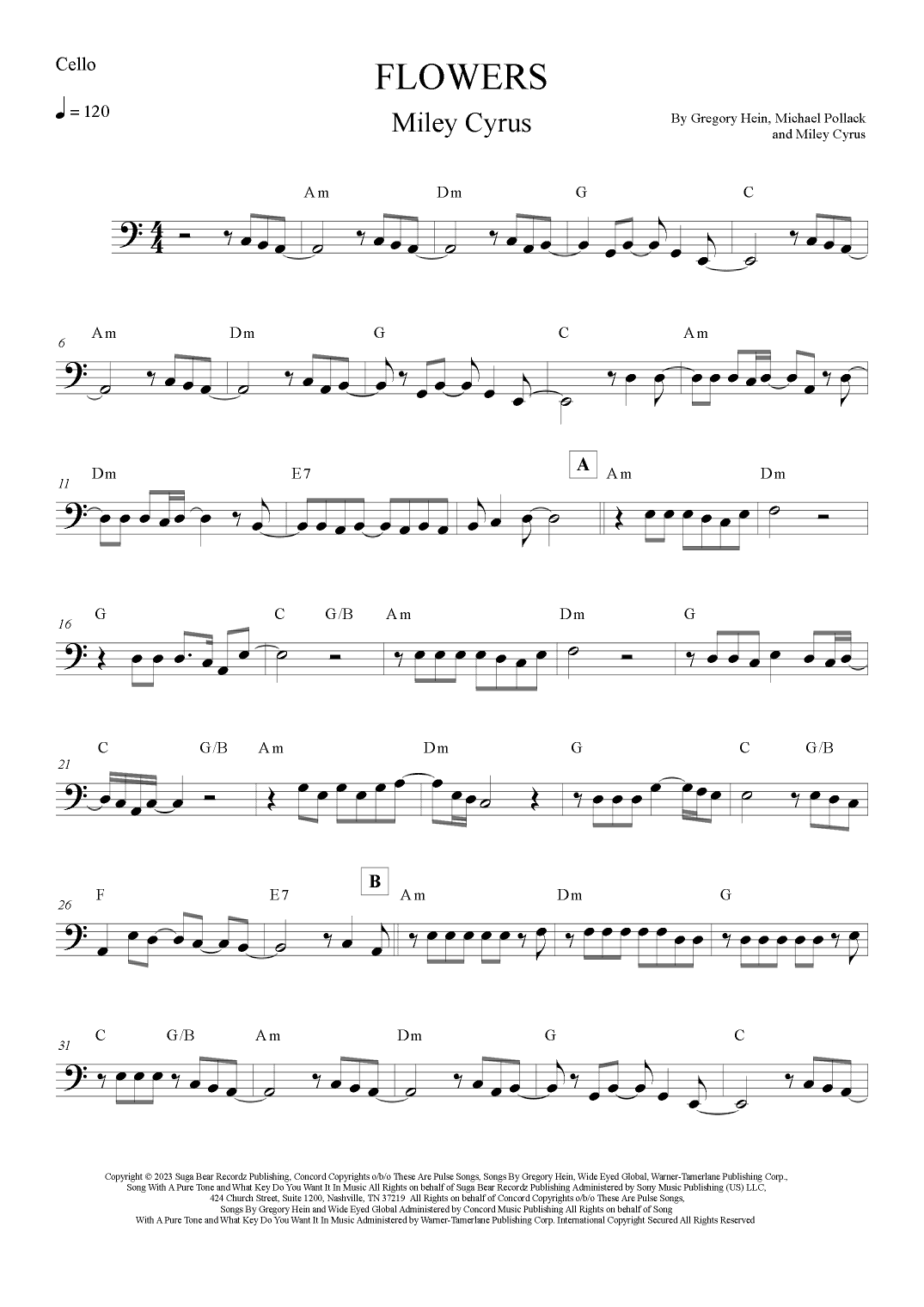 Flowers (arr. Leo Silva)