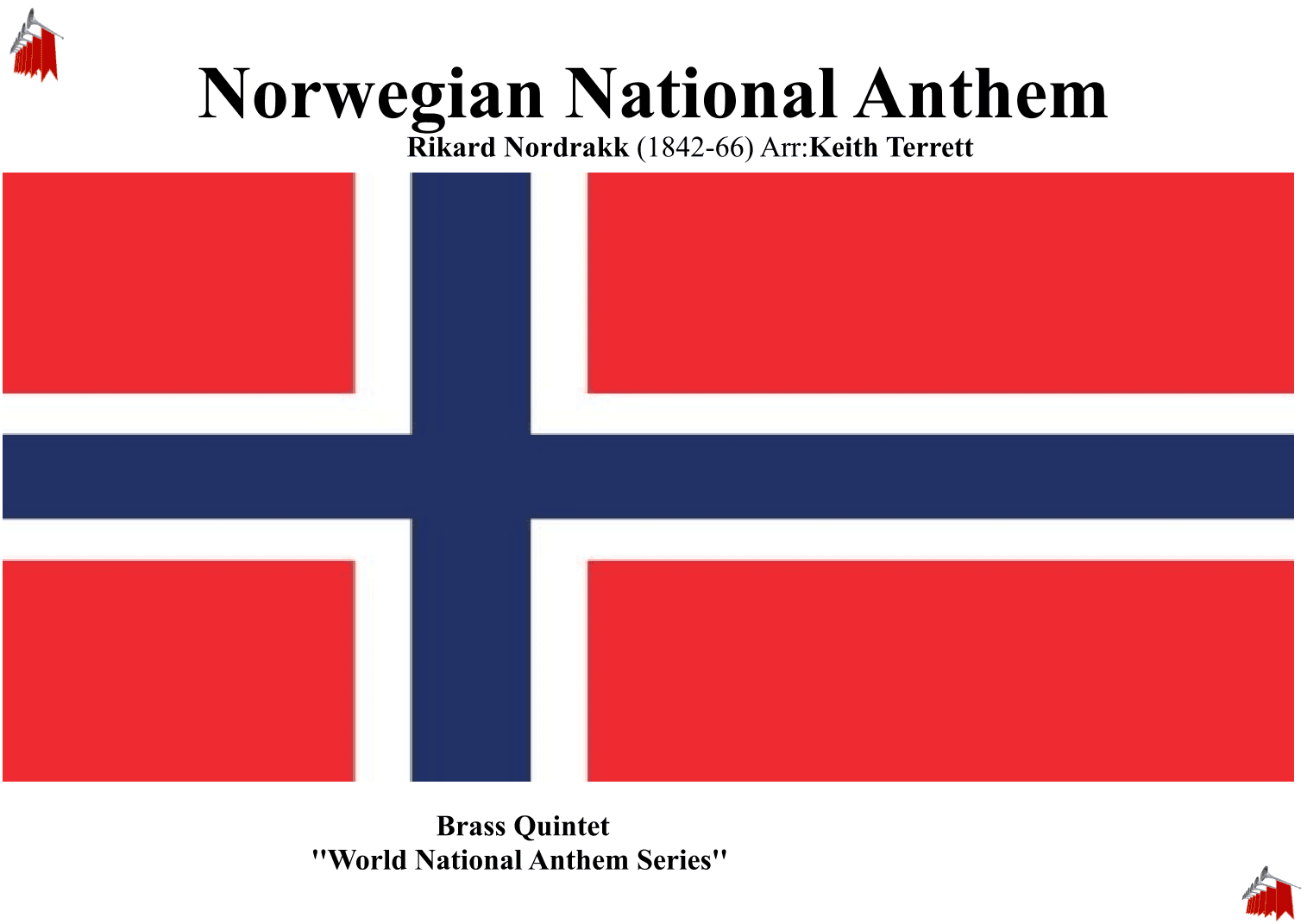 Norwegian National Anthem for Brass Quintet (arr. Keith Terrett)