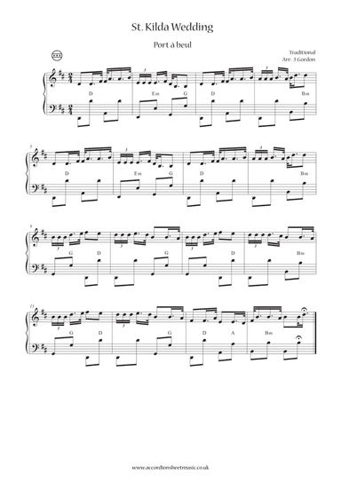 St. Kilda Wedding (arr. Julia Gordon)