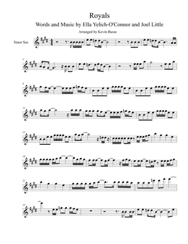 Royals (arr. Kevin Busse)