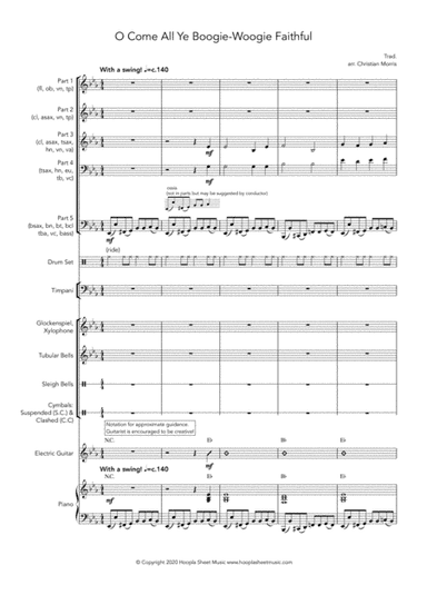 O Come All Ye Boogie-Woogie Faithful (arr. Christian Morris)