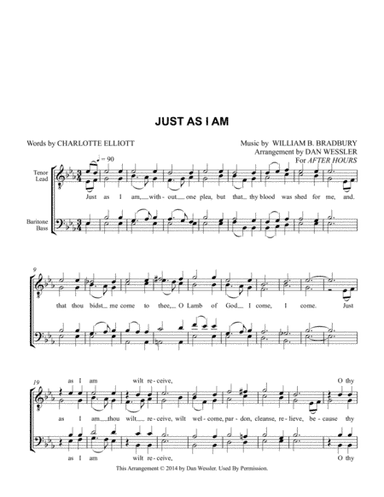 Just As I Am (arr. Dan Wessler)