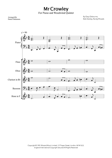 Mr. Crowley (arr. Daniel Nakamura)