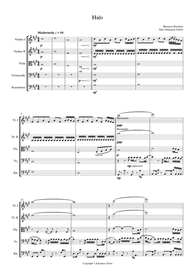 Halo (arr. Johannes Christ)