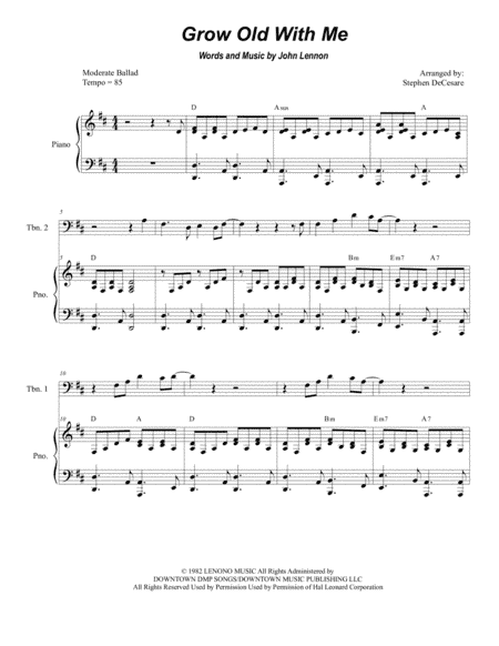 Grow Old With Me (arr. Stephen DeCesare)