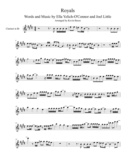 Royals (arr. Kevin Busse)