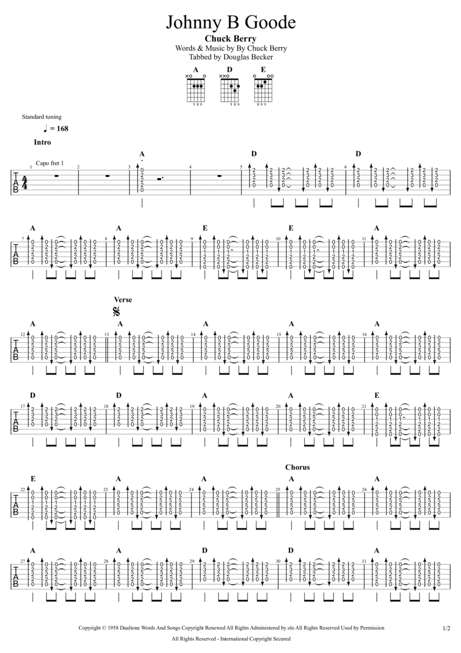 Johnny B. Goode (arr. Douglas Becker)