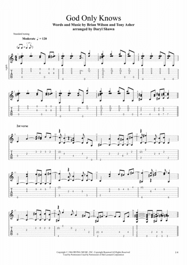 God Only Knows (arr. Daryl Shawn)
