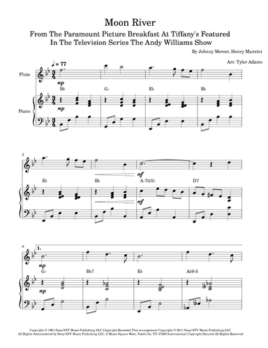 Moon River (arr. Tyler Adams)