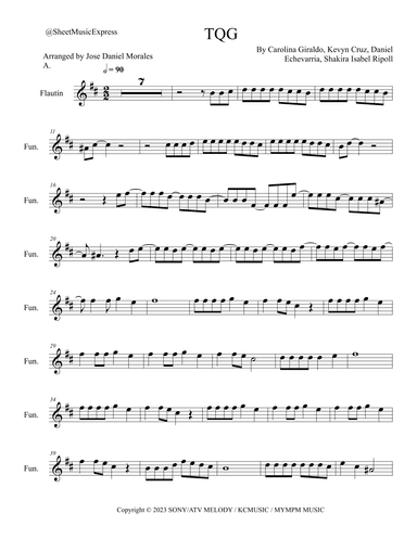 Tqg (arr. Sheet Music Express)