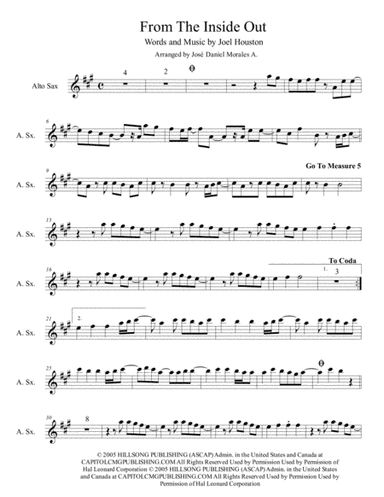 From The Inside Out (arr. José Daniel Morales A.)