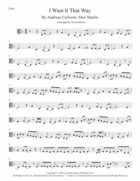 I Want It That Way (arr. Kevin Busse)
