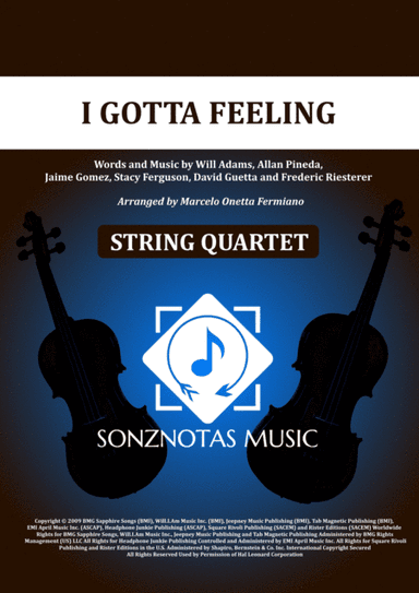 I Gotta Feeling (arr. Marcelo Onetta Fermiano)