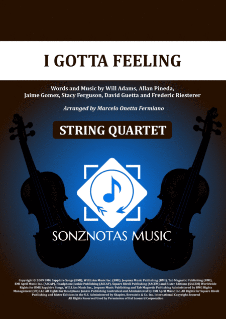 I Gotta Feeling (arr. Marcelo Onetta Fermiano)