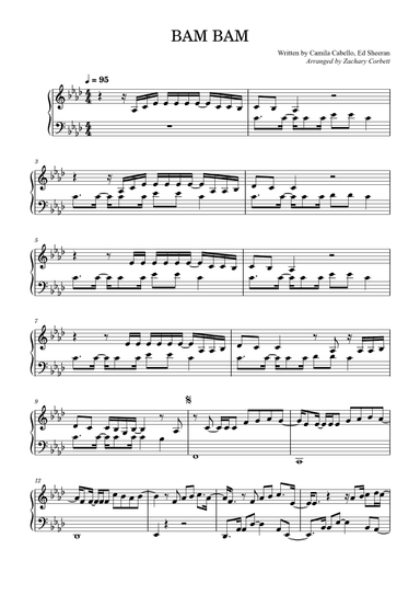 Bam Bam (arr. Zachary Corbett)