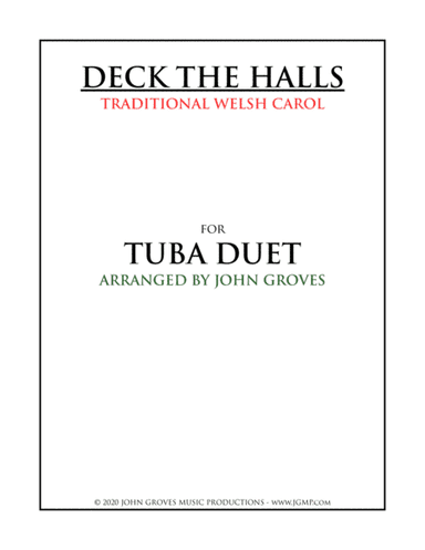 Deck The Halls - Tuba Duet (arr. John Groves)