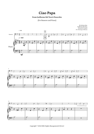 Ciao Papa (arr. Henrique Oliveira)