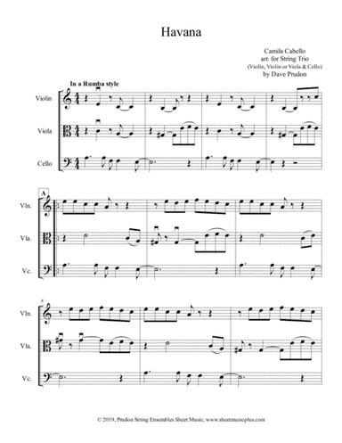 Havana (arr. Dave Prudon)