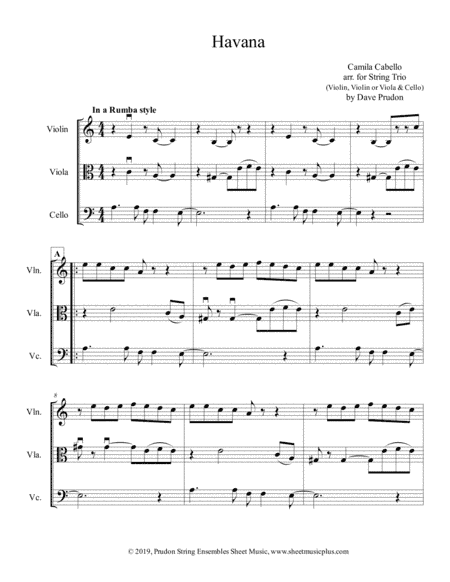 Havana (arr. Dave Prudon)