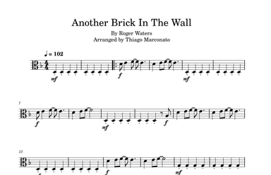 Another Brick In The Wall (arr. Thiago Marconato)