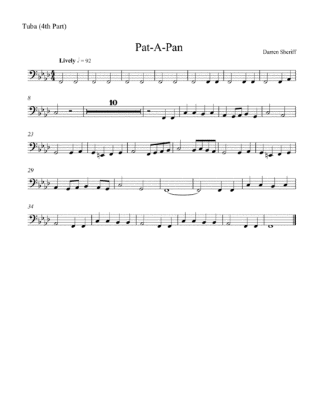 Pat a Pan (arr. Darren Sheriff)