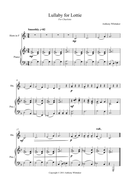 Lullaby for Lottie