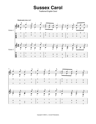 Sussex Carol (arr. Mark Phillips)