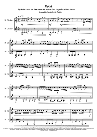 Mood (arr. Nicolás Cortés Castillo)