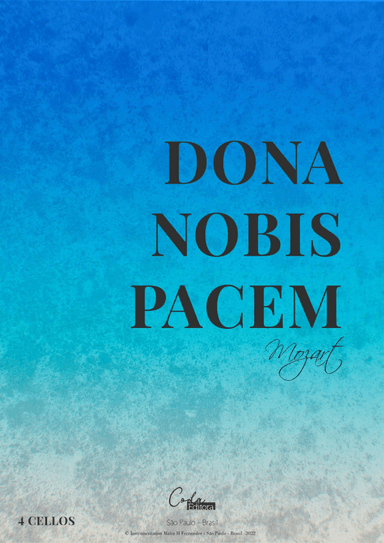 Dona Nobis Pacem for four cellos - Easy (arr. Maíra H Fernandes)